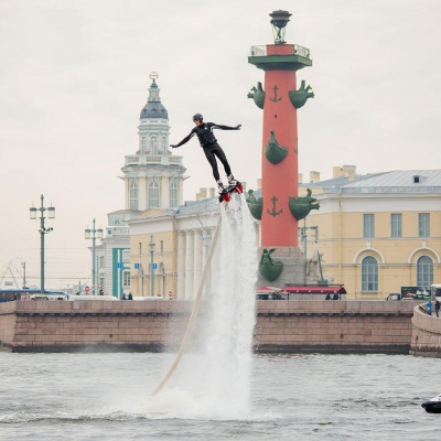 Полет на флайборде